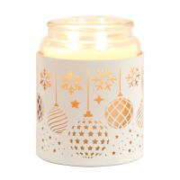 Aroma White Baubles Jar Sleeve & Wax Melt Warmer Extra Image 2 Preview